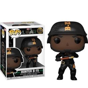 Funko POP Marvel: Loki - Hunter B-15, Amazon Exclusive,Multicolor